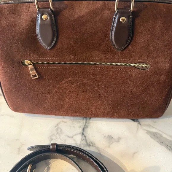 Coach Large Suede Rowan - Picture 3 of 8